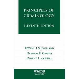 Universal's Principles of Criminology For B.S.L & L.L.B by Edwin H. Sutherland